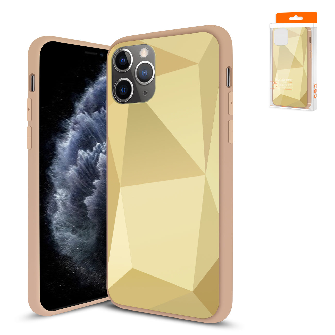 Reiko Apple iPhone 11 Pro Max Apple Diamond Cases In Gold